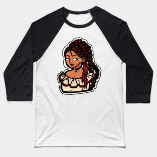 Mexican Ribbons Baseball T-Shirt